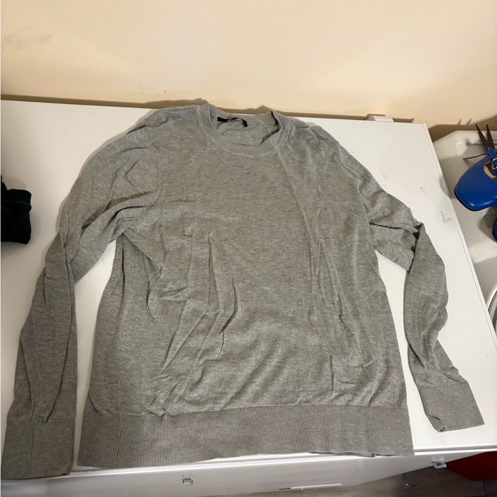 Quince cotton viscose cashmere sweater XL EUC like new